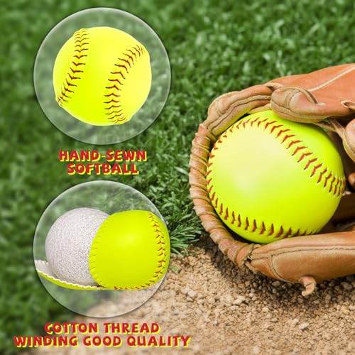 Poosue Bucket Of 13 Practice Softballs thumb #1