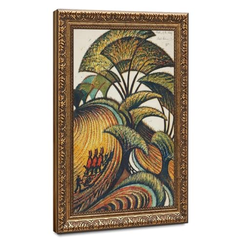 Impression sur toile Fall of The Leaf pour décoration murale de bureau moderne