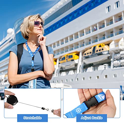Teling Cruise Essentials 2025, 2 Cruise Lanyard, 4 Carnival Luggage Tags for Ships 2025, 2 Waterproof Phone Pouch, 1 Power Strip, Ship Must Haves(Classic Color)4