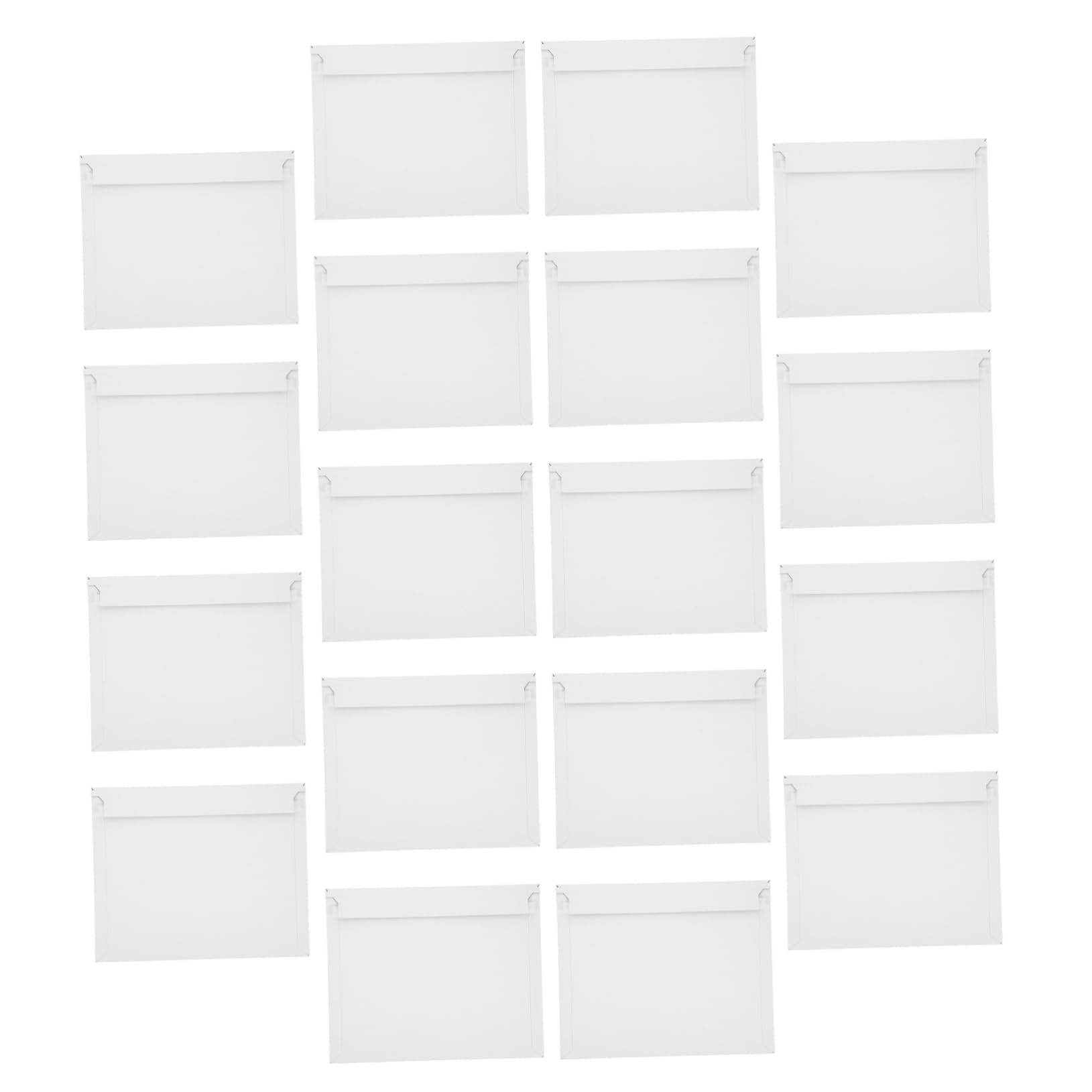 Artibetter 20pièces Enveloppes Expédition Rigides pour Documents Enveloppes Plates avec Rabat Auto-adhésif pour Photos Magazines Reproductions Art et Dossiers