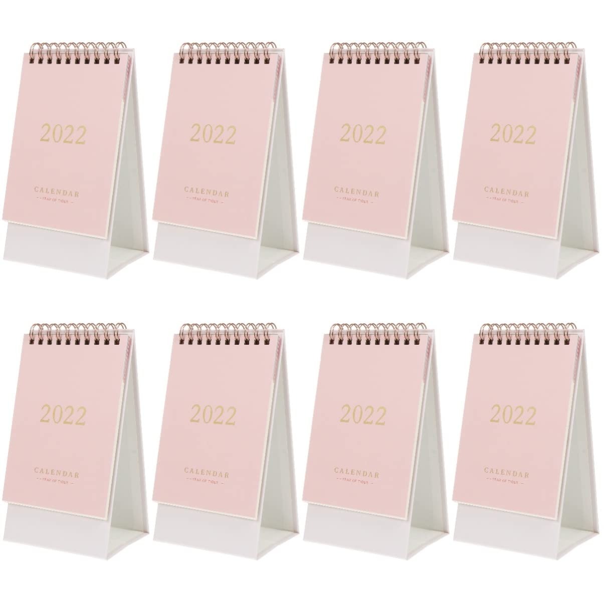 Tofficu 8pezzi Calendario Da Scrivania Decorativo e Salvaspazio Per Ufficio e Scuola Struttura Design Elegante e Resistente