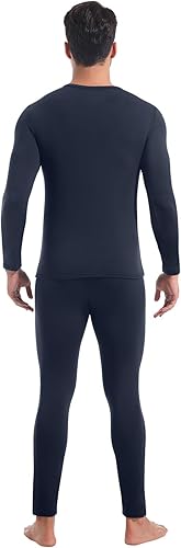Miniatura 9 de CL convallaria Long Johns - Ropa interior térmica para hombre, forro polar suave, capa base para clima frío, conjunto de regalo