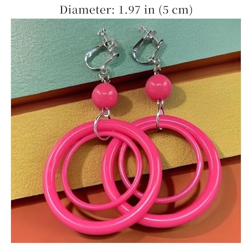 Disfraz disco 70s para niñas con accesorios miniatura 7