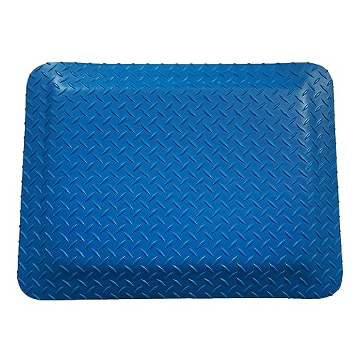 Tapis antifatigue industriel éponge 0,8 po robuste et antistatique bleu