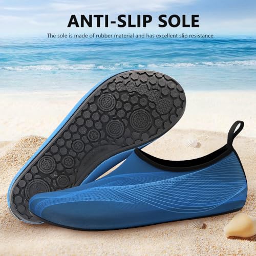 Image of Water Shoes for Women Men Quick-Dry Barefoot Aqua Socks Swim Pool Non Slip Surf Yoga Exercise Outdoor Trave Essentials