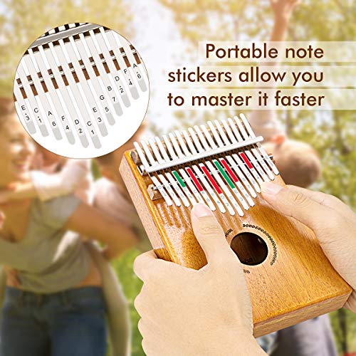 Kalimba 17 Clés Pouce Piano,17 Touches Mbira Thumb Piano,Instrument de musique portable,Ensemble de Piano à Pouce en… - Les Beatles, Paul McCartney, John Lennon, RIngo Starr, George Harrison Kalimba 17 Clés Pouce Piano,17 Touches Mbira Thumb Piano,Instrument de musique portable,Ensemble de Piano à Pouce en… – Image 3