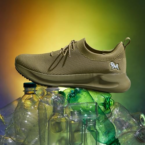 Image of Neeman's ReLive Knit Casual Lace Up Sneakers for Men | Trendy, Lightweight, Breathable Stylish Shoes | Padded Insole for Extra Support | Walking, Travelling, Outdoor Shoes for Men