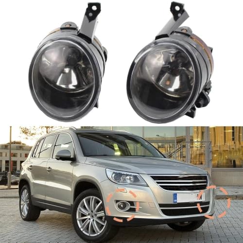 Phares antibrouillard voiture VW Tiguan 5N 2007 2008 2009 2010 2011 ampoule halogène 9006