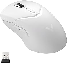 Rapoo VT9PRO Superlight Wireless Gaming Mouse - PAW 3398 Esports Sensor, 50-26000 DPI, 1K+4K Polling Rate, 1ms Response Time, 68g Lightweight, 10 Buttons, 160H Battery, On Board Memory - whitel