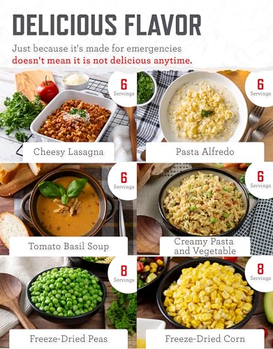 Image of READYWISE Emergency Food Survival Supply, 104 Servings, Variety Bucket