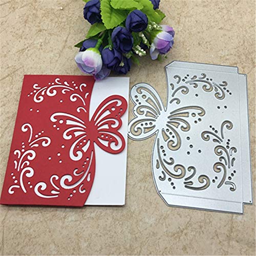 Envelope Die Cut Stencil Metal Template Moulds, Embossing Tool Envelope Die Cuts for Card Making Album Paper Scrapbooking DIY Etched Dies Craft - M48