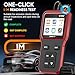 OBD2 Scanner with Battery Tester - Vehicle Code Reader for Check Engine Light, Plug and Play, Car Scanner Diagnostic Tool for All OBDII Vehicles After 1996
