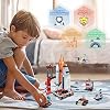 WEMEMORN Space Exploration Shuttle Rocket Toys for 6 7 8 9 10 11 12 Year Old Boys Kids, 12-in-1 STEM Aerospace Building Blocks Kit Toys, Ideal Birthday for Aged 6-12 Year Old Boys (566Pieces)