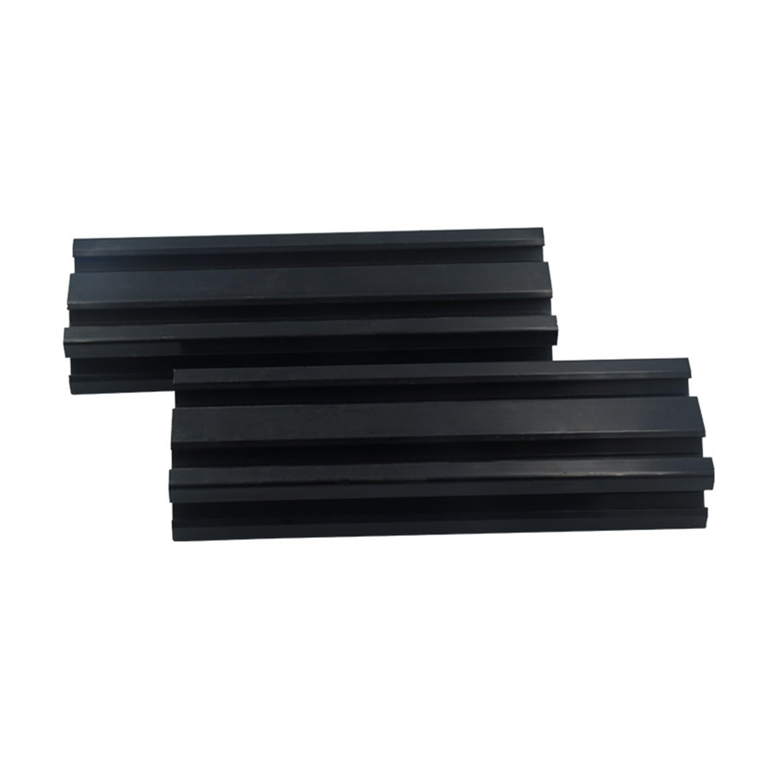 2pcs Aluminum Profile Extrusion Frame Black 2040 V- SlotEuropean Standard 100mm-1200mm Anodized Linear for CNC 3D Printer Parts(650mm)