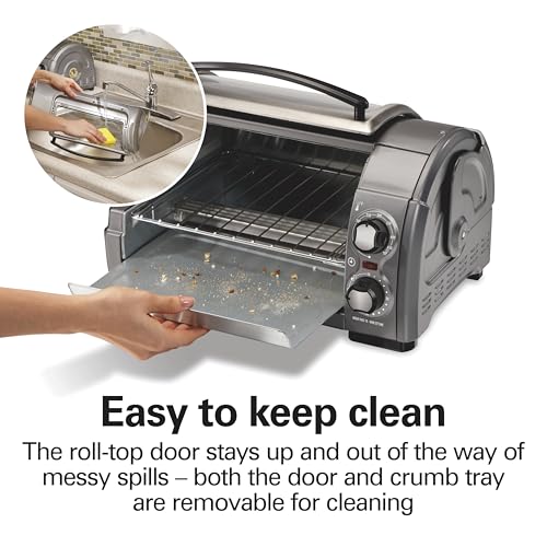 Hamilton Beach Easy Reach 4 Slice Countertop Toaster Oven - image 7