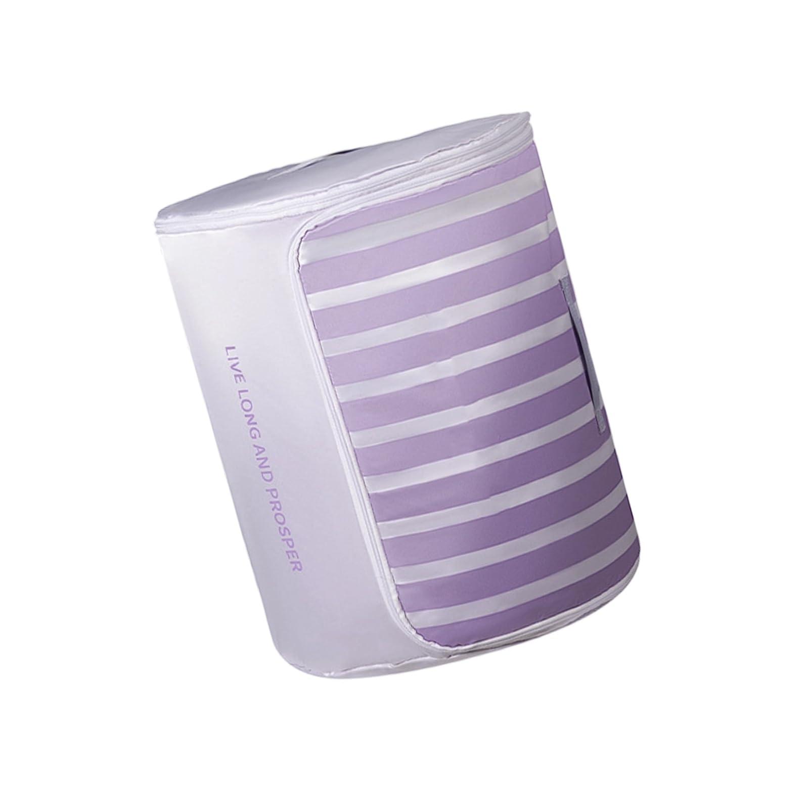 Apglsxy Purple Blanket Storage Container With Reinforced Handles For Quilts Jackets And Seasonal Items Multifunctional Household Planner