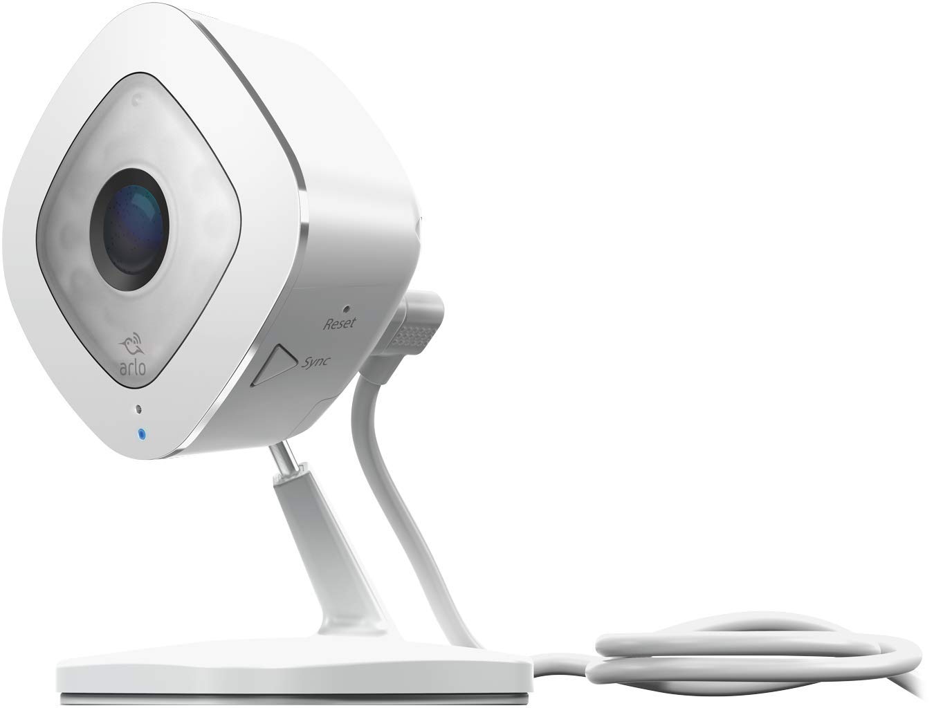 Arlo Smart Home - Cámara de Seguridad Full HD (sin Cables, Uso en Interiores/al Aire Libre con visión Nocturna), Blanco - Modelo inglés