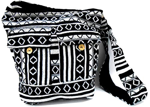 Multi Color Cotton Woven Handmade Crossbody Boho Hippie Women Shoulder sling Bag3