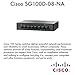 Cisco SG100D-08-NA SG 100D-08 Unmanaged Gigabit Switch 8 Ports - 8 x RJ-45