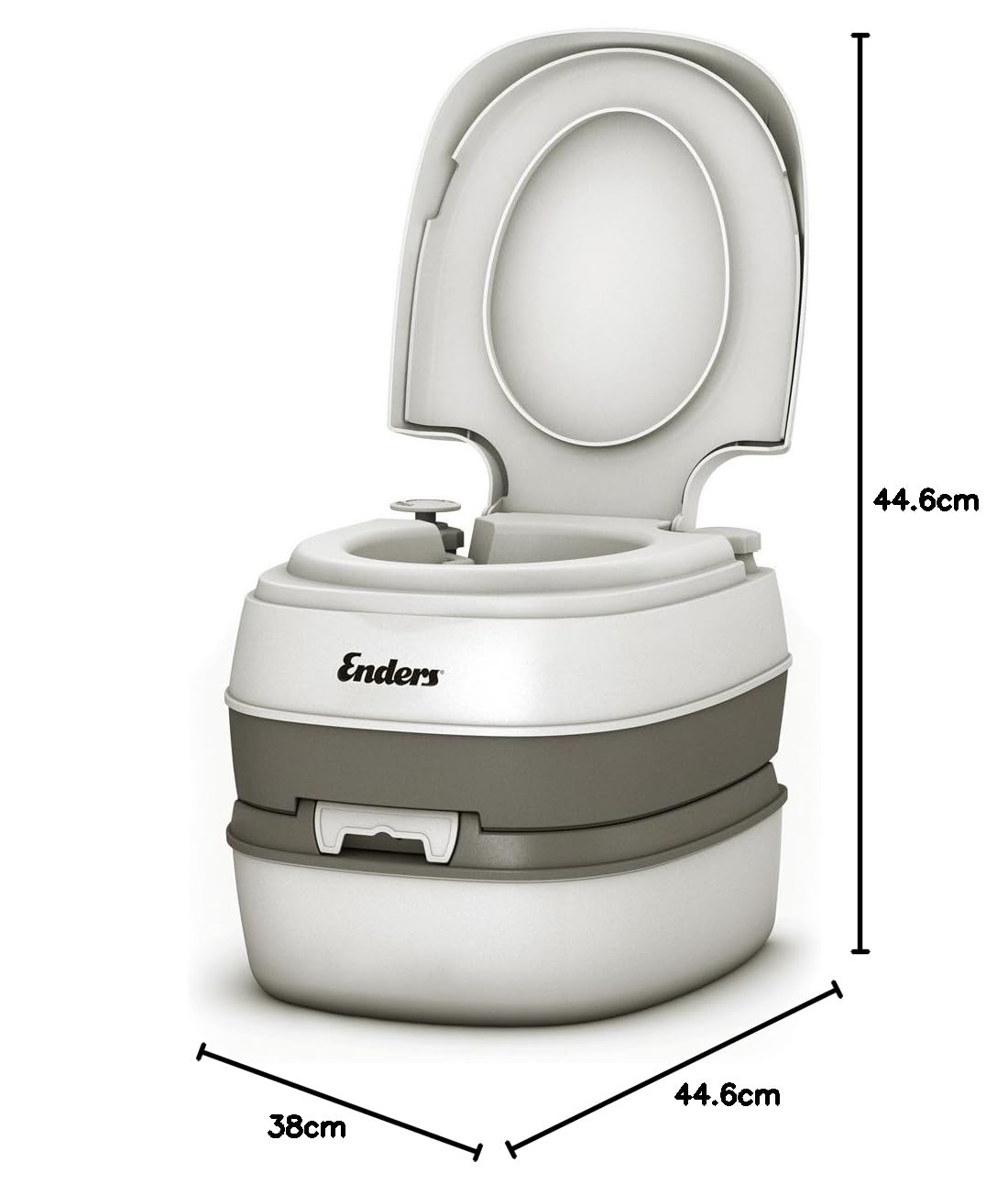 Enders © WC Chimique Portable - Kit de démarrage Comfort Blue 2,5 L | Produit additif et Papier Toilette Chimique | Camping Car Accessoires | Pot de Chambre Adulte et Enfant