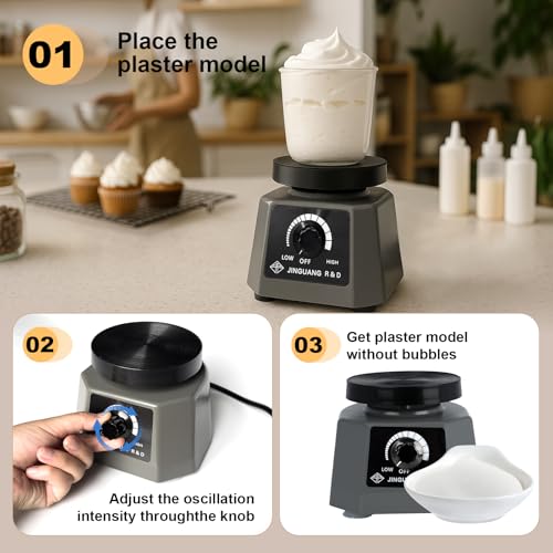 Oscillateur dentaire électrique 220V avec plaque vibrante pour mélanger modèles plâtre
