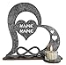 Produktbild Waluna® Liebesgeschenk Teelichthalter ewige Liebe mit Zwei Namen Hochzeitsgechenk für Brautpaar Geschenk zum Jahrestag in 12 Farben
