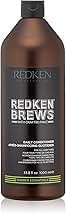 Redken Brews Daily Conditioner For Men - Detangles, Strengthens and Moisturizes Dry Hair For Softness, For All Men's Hair Types