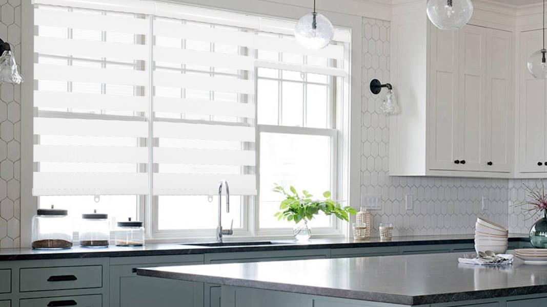 Amazon.com: Kokorona Zebra Blinds Roller Shades Cordless Window
