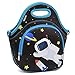 Produktbild VASCHY Lunchtasche Kinder, Neopren Isoliert Astronaut Lunch Tasche für Mädchen zur Schule Kindertagesstätte Kindergarten Lunch Tote