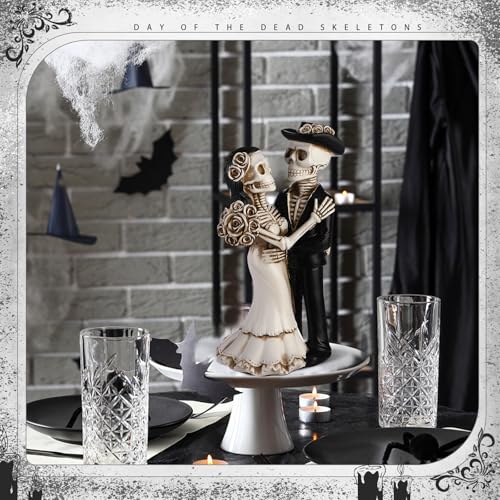 Figurilla Pareja Calavera Día de Muertos Decorativa miniatura 5