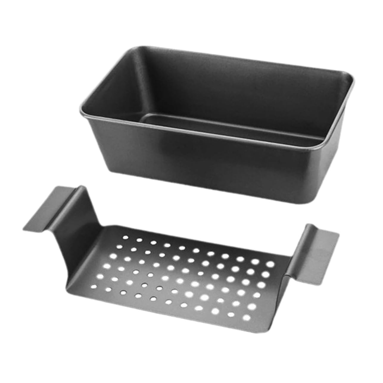 Toastform aus Kohlenstoffstahl, Kastenform für Brot und Kuchen, Schwarz | Antihaftbeschichtet, Leicht zu Reinigen, Sicher in Küche, für Heimbacken