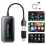 Immagine di OTTOCAST 2025 Play2Video Ultra AI Box con YouTube/Netflix, Adattatore CarPlay e Android Auto Wireless, Plug & Play, chip 5G e WiFi6, 4 GB + 32 GB per Veicoli con CarPlay Cablato dal 2016