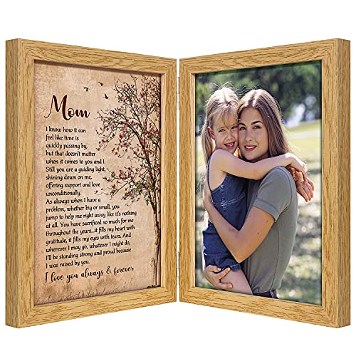kullder Mom Gift from Daughter Son for Christmas, Birthday, Mother's Day Poem in Frame Personalized...