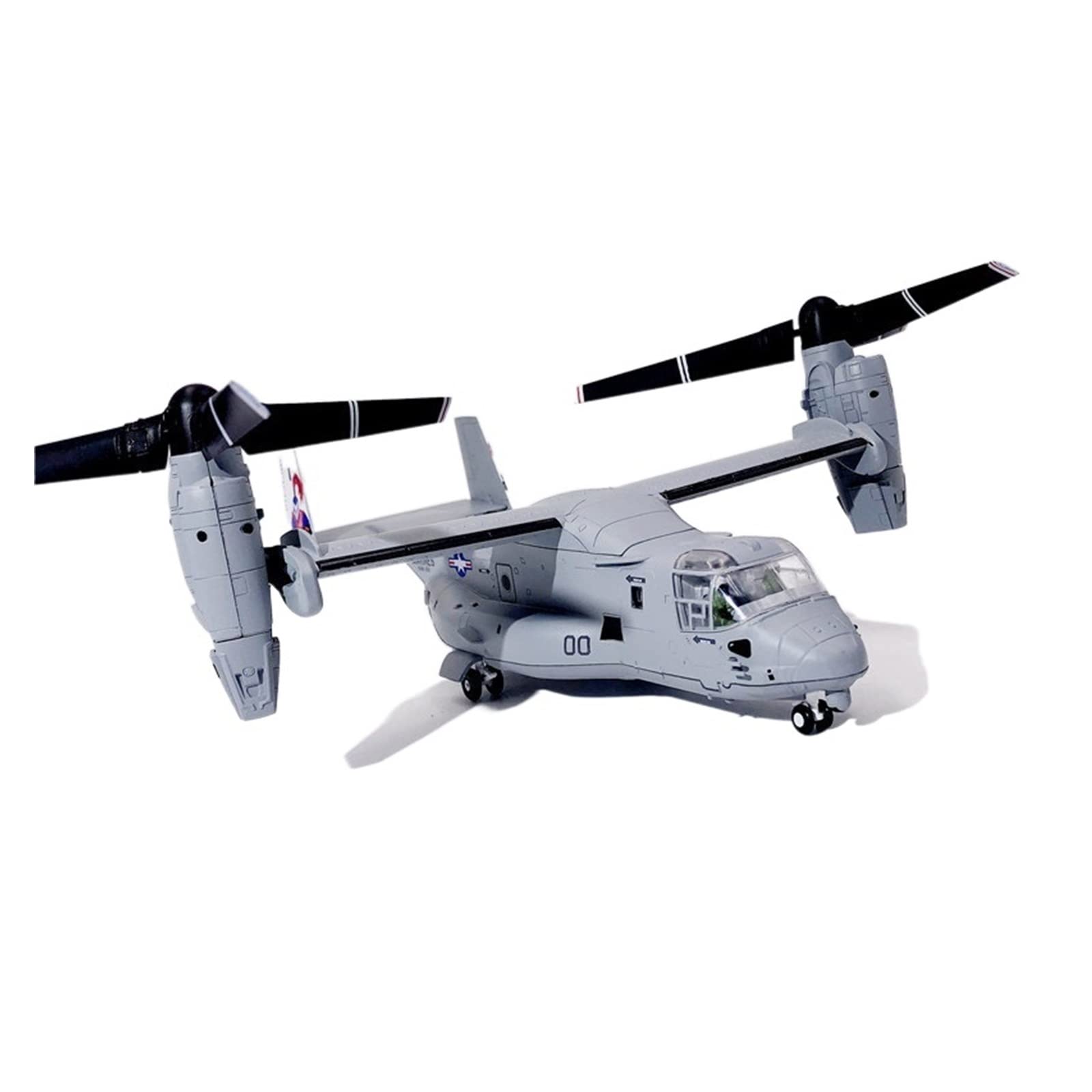 Modelo Bell Osprey V22 escala 1:72, helicóptero miniatura coleccionable 8