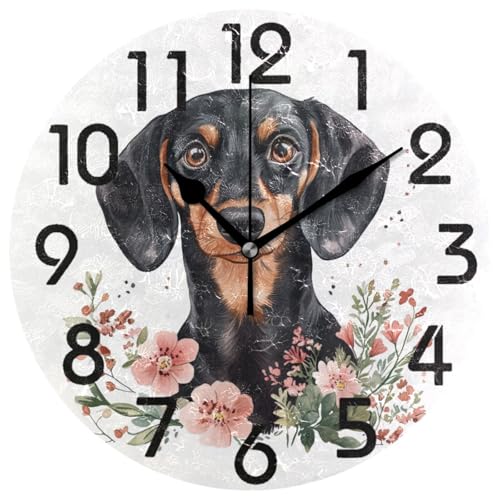 Reloj de Pared Redondo 10 Pulgadas Silencioso Analógico miniatura 1