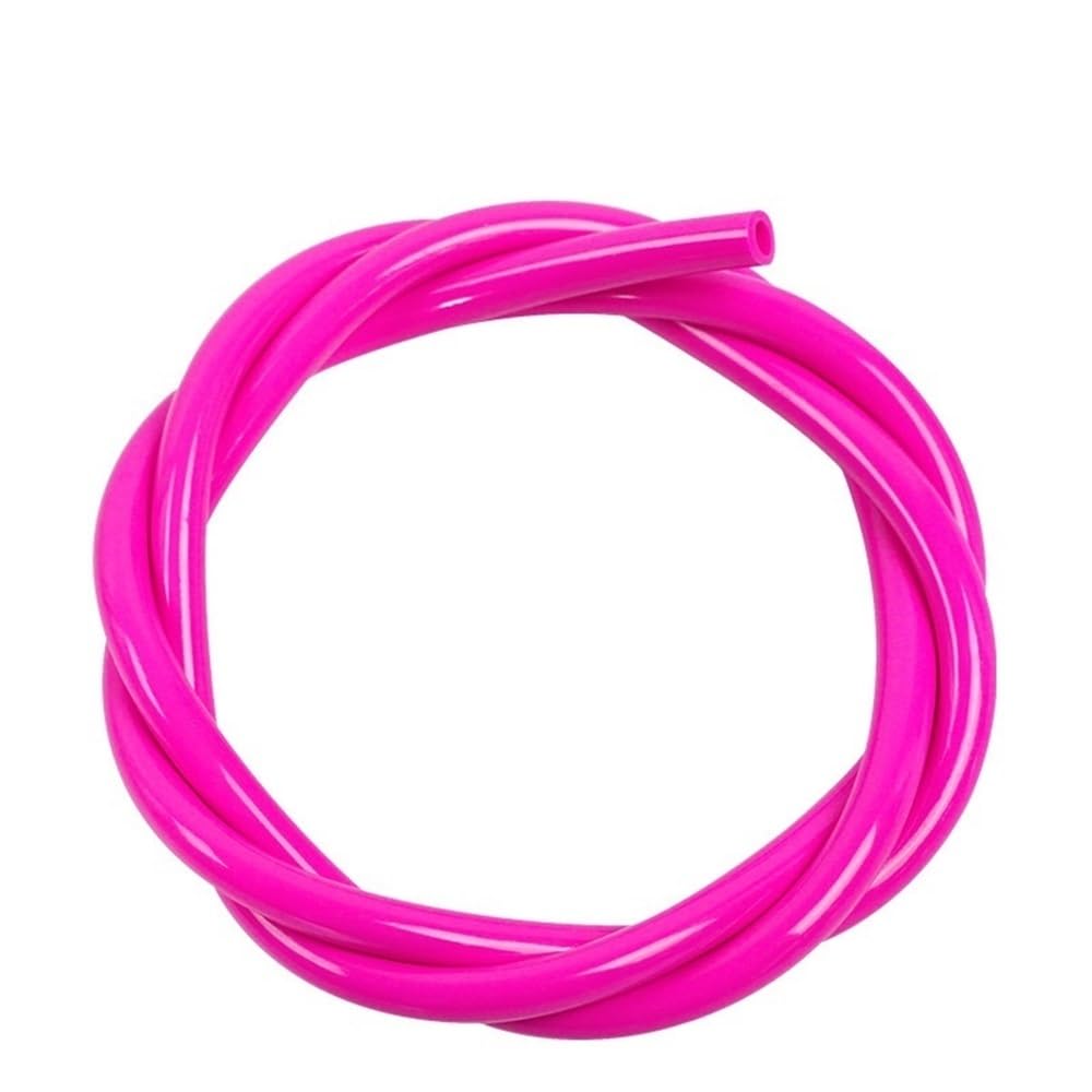 Gohapy Pink Soft Rubber Pipe 1 Piece Green Reinforced Silicone Tubing, Rubber Hose For Shower Rooms Inner Diameter 6Mm 5Mm 3Mm(,1M*4Mm*6Mm)