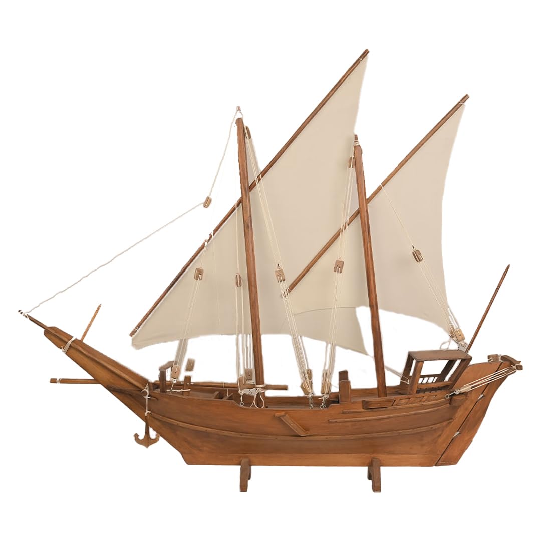 Uru Miniature or Dhow Miniature in 10 Sizes (15 INCH / 38 CM BASE)