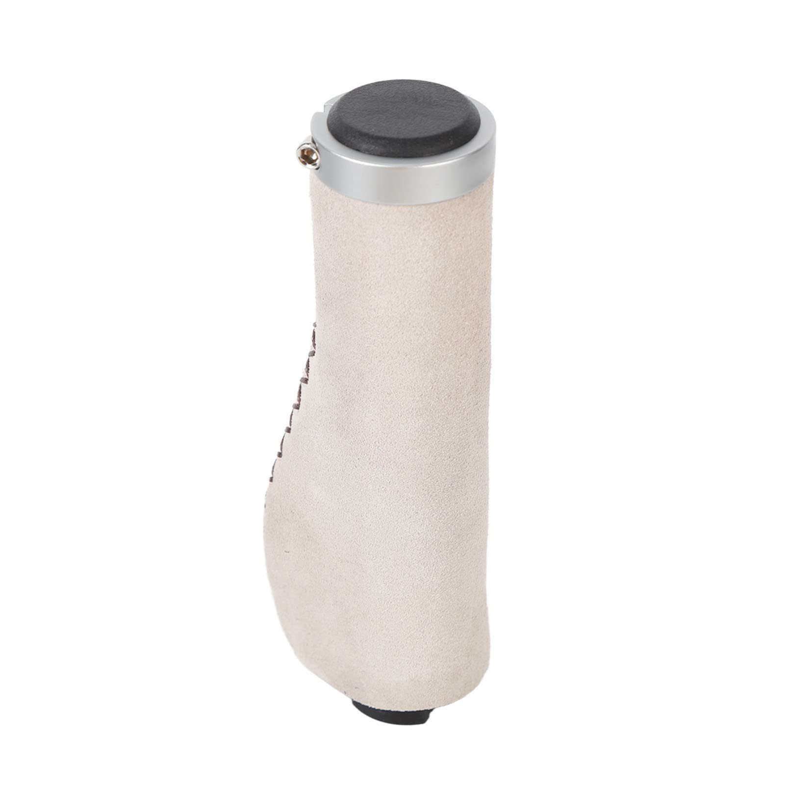 Manopole per Bici, Coprimanubrio per Bicicletta ergonomici Antiscivolo, Comodi, con Anello di Bloccaggio in Alluminio per Mountain Bike, Bici Pieghevoli, Manubrio da 22 mm, Finta