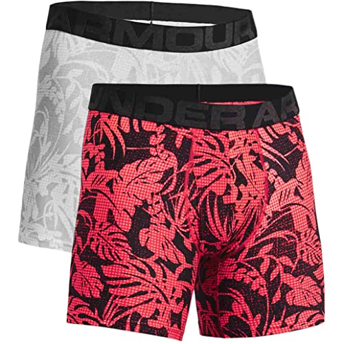 Image of Under Armour mens Multi-pack Performance Tech Boxerjock Brief, 6 inch Inseam, All-day Comfort & Soft