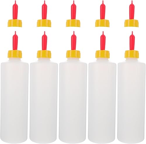 Cabilock 5 sets de cordero biberón niño ganado bebida botella jarra bebé cabra ternero leche botella de agua botellas mascotas animales botella para