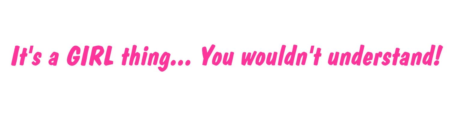 Windshield or Tailgate Sticker Decal - It's A Girl Thing You Wouldn't Understand - Compatible with Wrangler, 4x4 4WD Truck in Pink - 2 x 30 1/2 inch