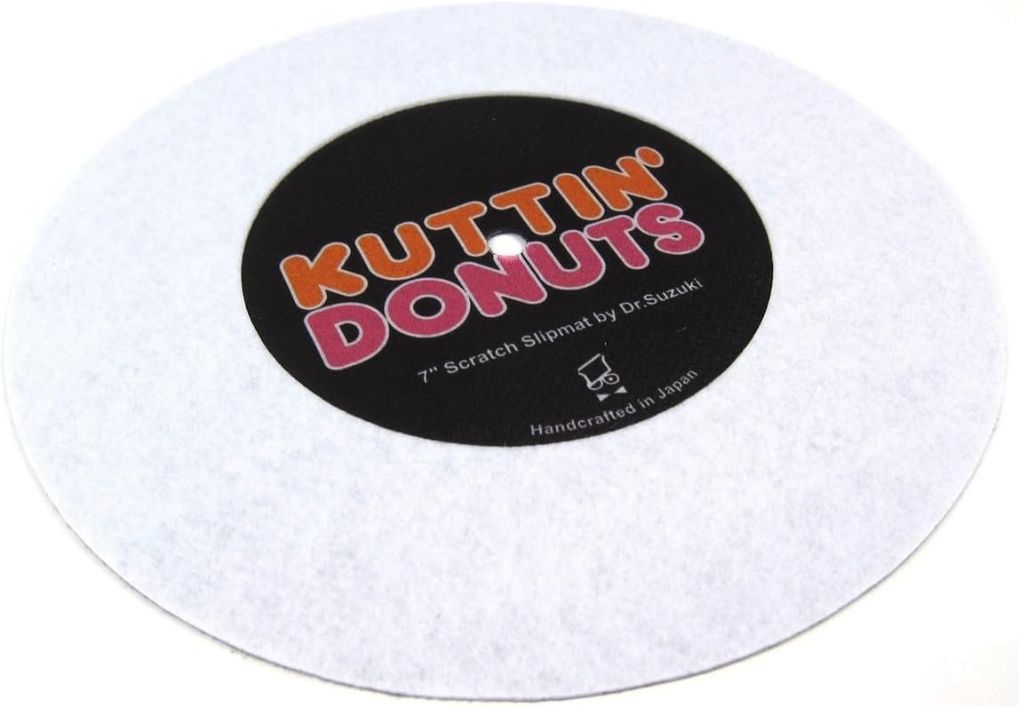 Dr Suzuki Kuttin Donuts 7" Slipmat in White