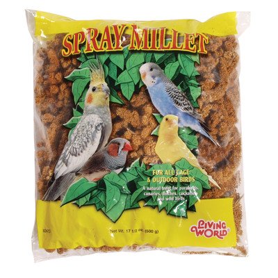 Living World Spray Millet 7 oz (12 Pack) - Pack of 3