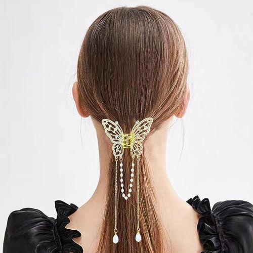 3 piezas de pinzas mariposa para cabello miniatura 4