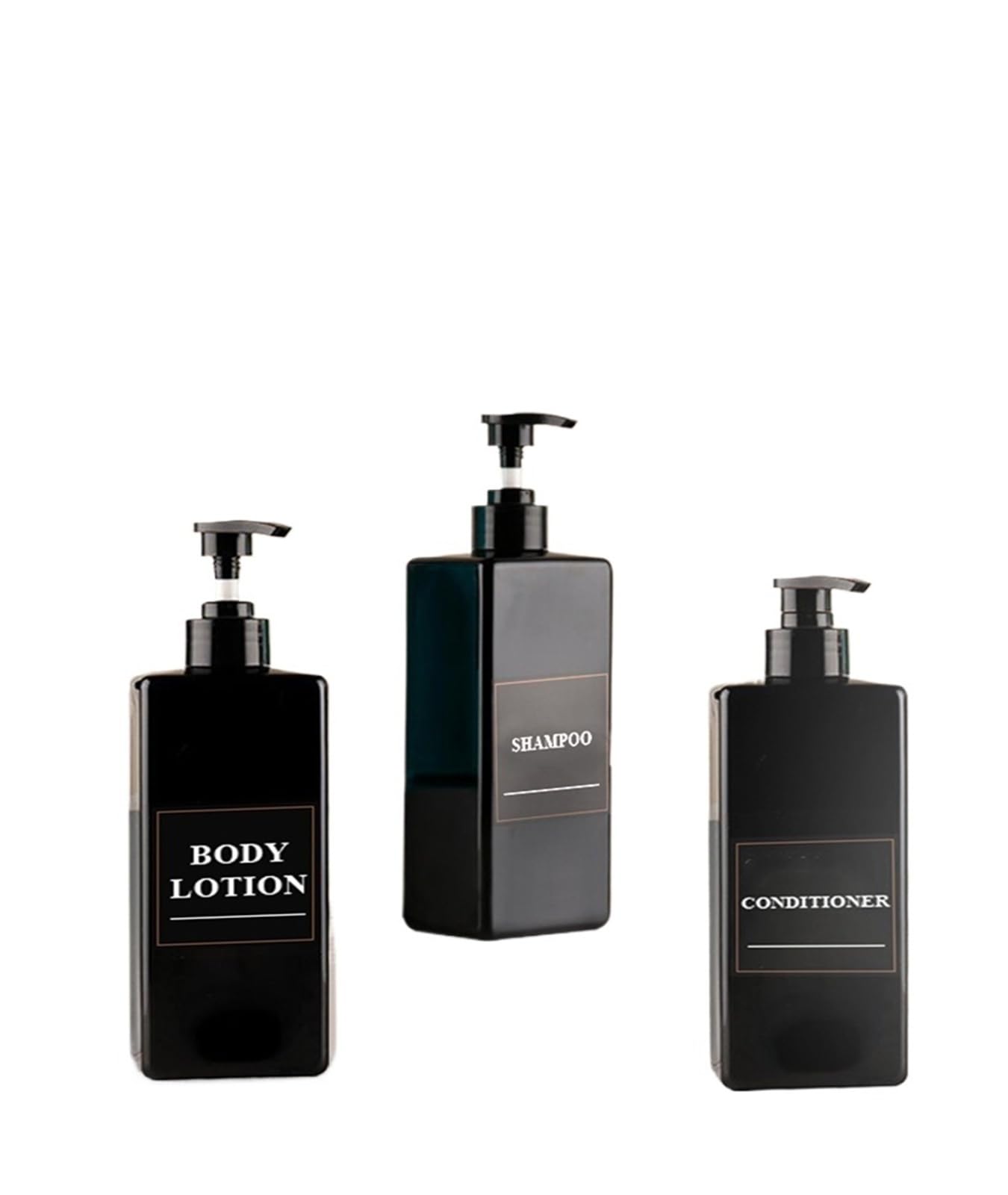 Pump Bottle Dispenser Soap Bottle Liquid Dispenser Refillable Empty Shampoo Conditioner Container