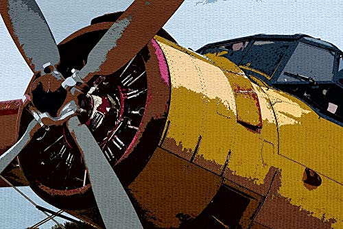 ArtExpert Propeller by Kimberly Allen - 24x16 Art Print Poster