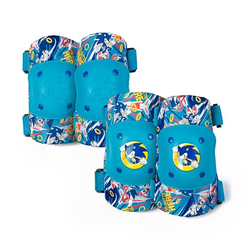 Image of Kids Elbow and Knee Pads, Protective Gear Set, Adjustable Straps
