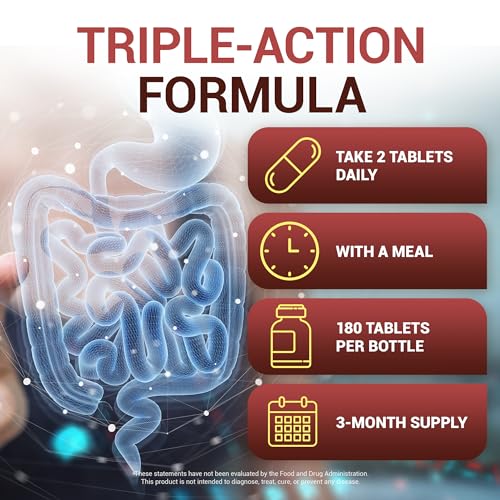 Dr. Berg Advanced Digestive Enzymes with Apple Cider Vinegar - Includes Digestive Health Ingredients Like Betaine Hydrochloride (HCI), Ginger Root & Peppermint Leaf - 180 Tablets - Image 8