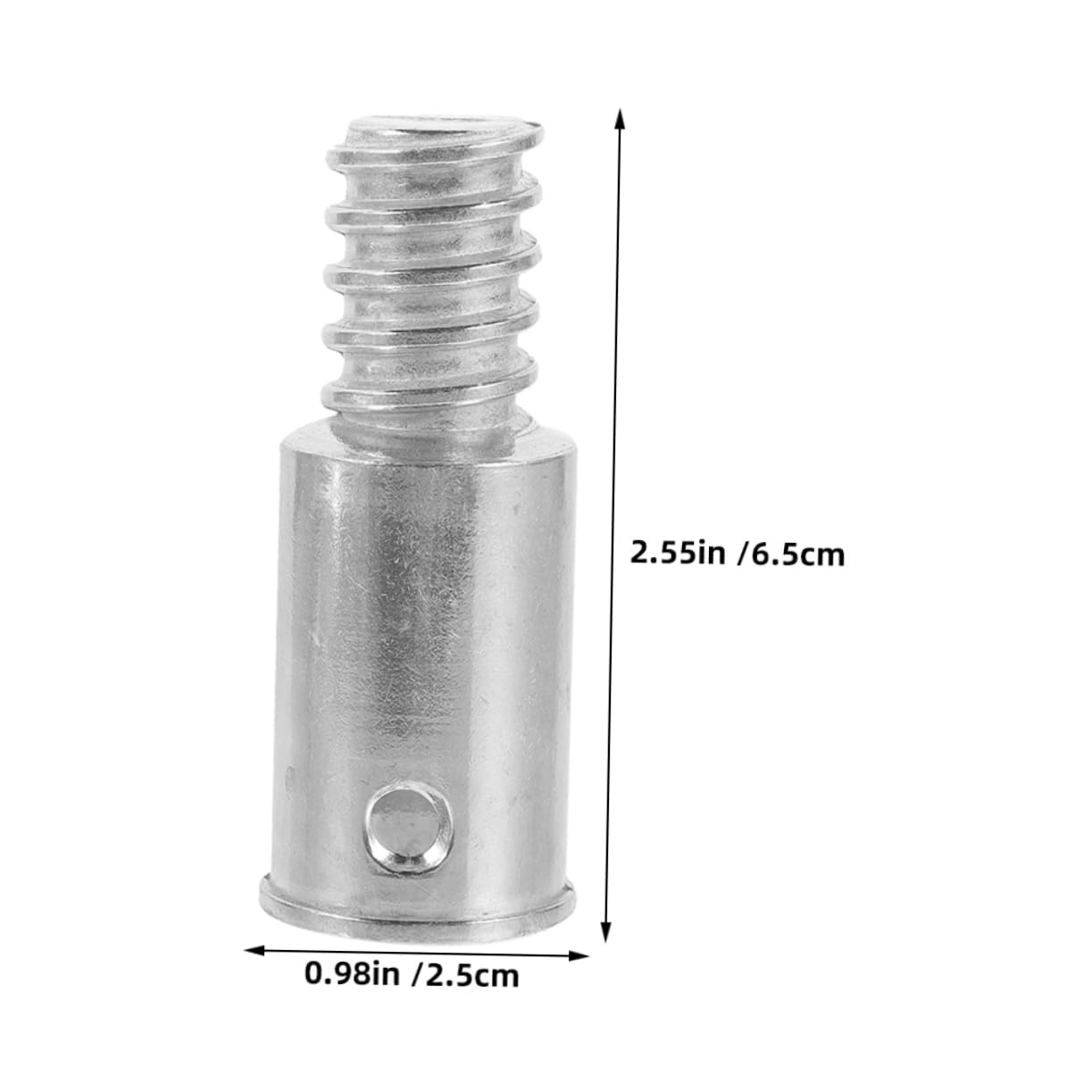 PRETYZOOM Metal Threaded Tip Connector for Broom Pole 3pcs Kit Feature Extendable Handle Repair Parts