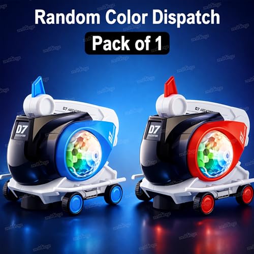 Image of Zest 4 Toyz Musical Helicopter Toy for Kids with Lights & Sound Toy 360 Spinning Rotor Universal Wheel Bump & Go Action Musical Toy for Kids Toys for Boys & Girls Kids Toys (Pack of 1) Random Color